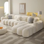 Rukn al wadi Vanguard L Shape Boucle Fabric Sofa