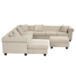 Chesterfield-Sectional-Sofa-with-Ottoman-and-6-Pillows-U-Shape-Linen-Fabric-Sofa-with-Chaise-and-Rubberwood-Legs-for-Living-Room_77004627-43d1-4c68-881f-71f18890ebe4