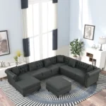 Chesterfield-Sectional-Sofa-with-Ottoman-and-6-Pillows-U-Shape-Linen-Fabric-Sofa-with-Chaise-and-Rubberwood-Legs-for-Living-Room_77004627-43d1-4c68-881f-71f18890ebe4