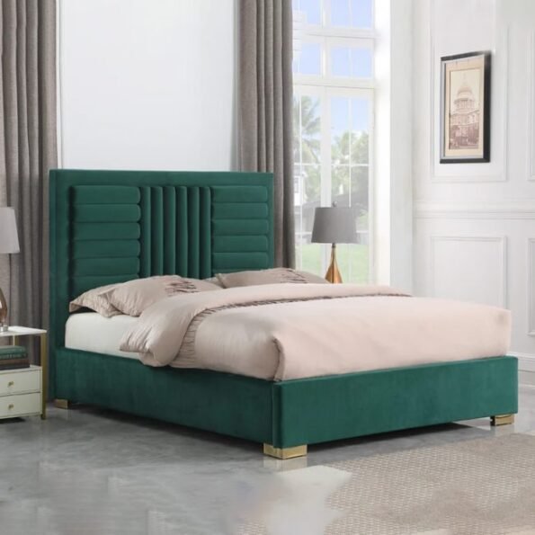 FSM Anita Velvet Platform Bed 1 650x650 1