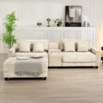 Oversized-Corduroy-Upholstered-Sofa-With-2-Removable-Ottomans_2C4-Pillows_2C-USB-_26-Type-C-charging-port_2Cand-2-Cup-Holders_8c305c39-953e-4f54-ae6b-90ef5a1472c0