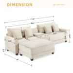 Oversized-Corduroy-Upholstered-Sofa-With-2-Removable-Ottomans_2C4-Pillows_2C-USB-_26-Type-C-charging-port_2Cand-2-Cup-Holders_8c305c39-953e-4f54-ae6b-90ef5a1472c0