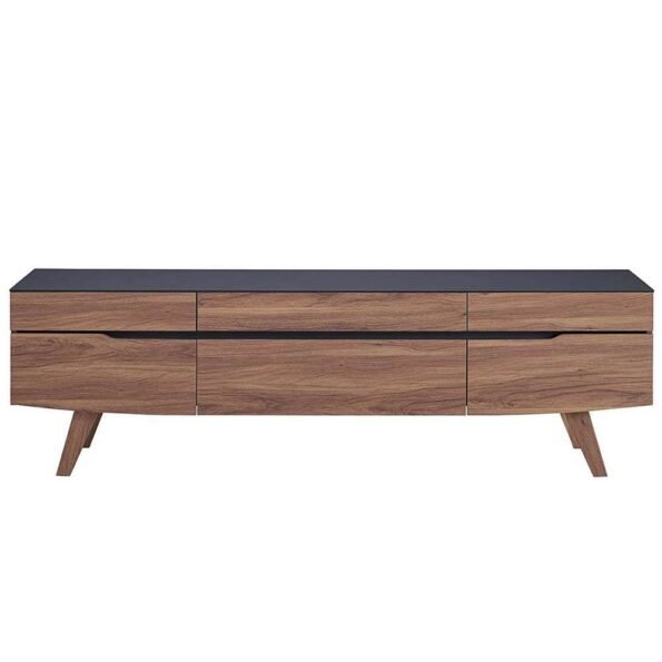 Tv stand in walnut gray 3 1