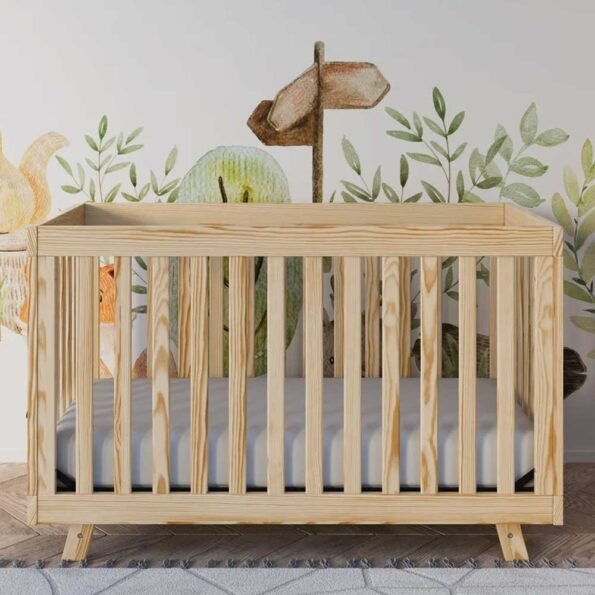 fatima furniture baby crib in oak