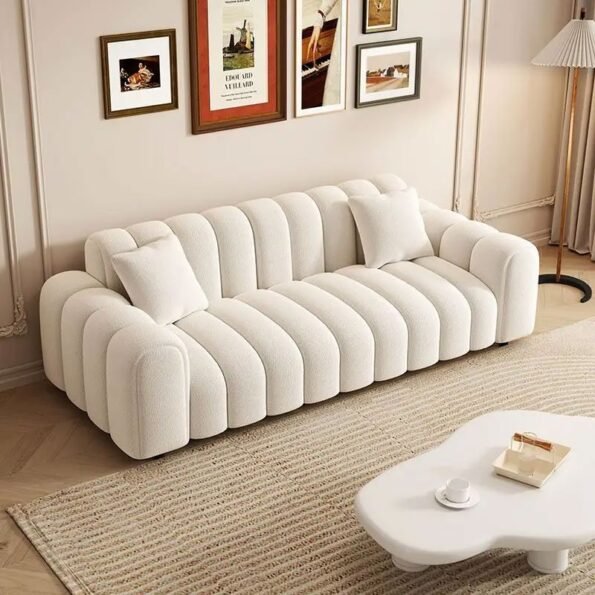 luxury minimalist living room candy sofa