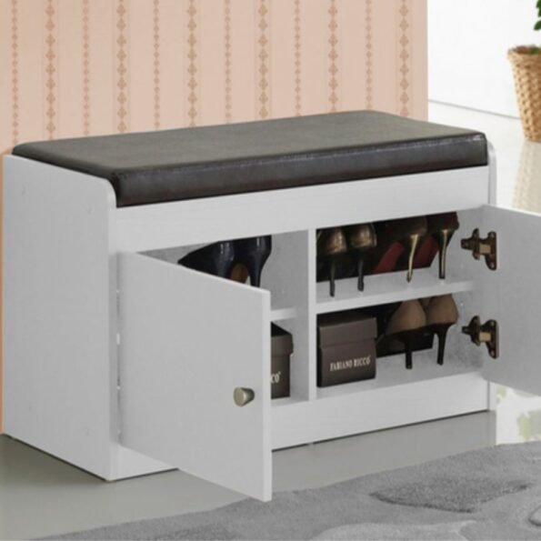 multi cabinet storage shoe bench 1