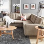 Rivers Khaki Velvet Sectional