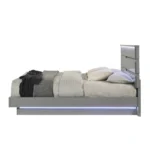 Marchan+6-Piece+Wood+Bedroom+Set+(Bed_Dresser_Mirror_Chest_2+Nightstands),+Gray