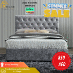 Craik Contemporary Button Tufted Bed