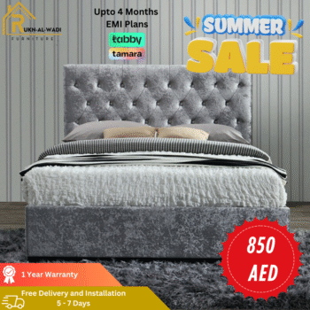 Craik Contemporary Button Tufted Bed
