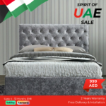 Aurora Glamour - Tufted Platform Bed