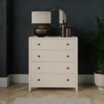Rukn Malone 4 Drawer Chest Of Drawers, Warm Grey
