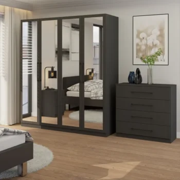 rukn Foster 4 Door Wardrobe