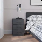 Rukn Foster 3 Drawer Bedside Table 1 30935471