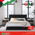 Doric - Diamond Tufted Platform Bed