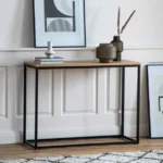 Rukn Indio Console Table, Light Wood 1 30810710