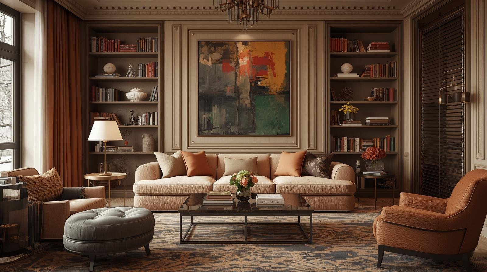 2560 by 1772 pixels Beautifully styled room corner with multiple decor layers living room style
