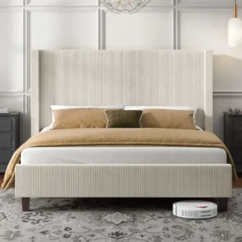 Aina Plush Velvet Bed