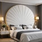 Solara Sunburst Upholstered Bed