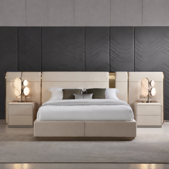 Novara Padded Headboard Bed