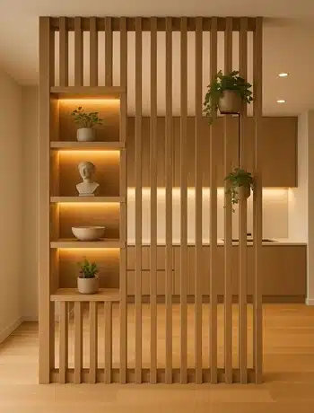 Wooden Room Partition