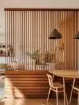 Slated Room Partition